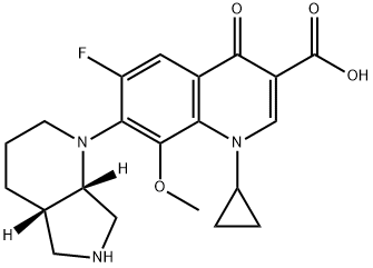 3-Quinolinecarboxylic acid, 1-cyclopropyl-6-fluoro-1,4-dihydro-8-methoxy-7-[(4aS,7aS)-octahydro-1H-pyrrolo[3,4-b]pyridin-1-yl]-4-oxo-