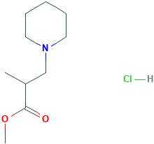 methyl alpha-methylpiperidine-1-propionate hydrochloride