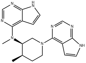 7H-Pyrrolo[2,3-d]pyrimidin-4-amine, N-methyl-N-[(3R,4R)-4-methyl-1-(7H-pyrrolo[2,3-d]pyrimidin-4-yl)-3-piperidinyl]-