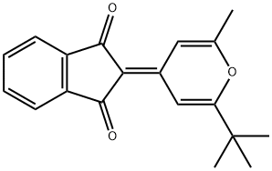 2-[2-(1,1-dimethylethyl)-6-methyl-4H-pyran-4-ylidene]-1H-Indene-1,3(2H)-dione