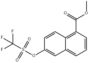 1-Naphthalenecarboxylic acid, 6-[[(trifluoromethyl)sulfonyl]oxy]-, methyl ester