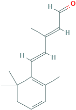 (2E,4E)-3-Methyl-5-(2,6,6-trimethyl-1,3-cyclohexadien-1-yl)-2,4-pentadienal