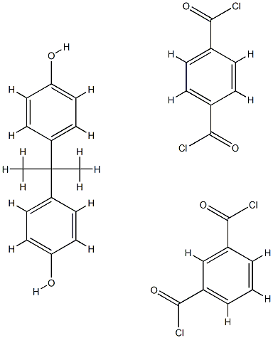 1,3-Benzenedicarbonyl dichloride, polymer with 1,4-benzenedicarbonyl dichloride and 4,4'-(1-methylethylidene)bis[phenol]