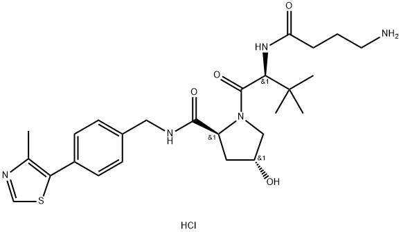 (2S,4R)-1-((S)-2-(4-氨基丁酰胺基)-3,3-二甲基丁酰基)-4-羟基-N-(4-(4-甲基噻唑-5-基)苄基)吡咯烷-2-甲酰胺二盐酸盐