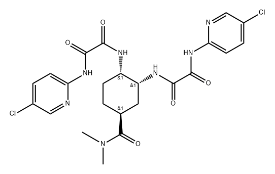 N1,N1'-((1S,2R,4S)-4-(二甲基氨基甲酰基)环己烷-1,2-二基)双(N2-(5-氯吡啶-2-基)草酰胺)(依度沙班杂质)