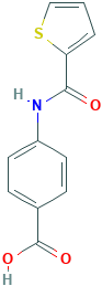 4-[(2-噻吩羰基)氨基]苯甲酸