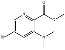 2-Pyridinecarboxylic acid, 5-bromo-3-(dimethylamino)-, methyl ester