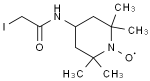 4-(2-碘代乙酰氨基)-2,2,6,6-四甲基哌啶-1-氧基自由基