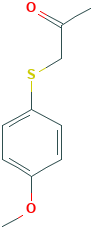 2-PROPANONE, 1-[(4-METHOXYPHENYL)THIO]-