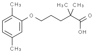 5-(2,5-DIMETHYL-PHENOXY)-2,2-DIMETHYL-PENTANOIC ACID