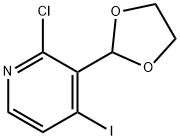 2-Chloro-3-(1,3-dioxolan-2-yl)-4-iodopyridine