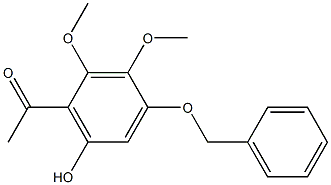 1-(4-(苄氧基)-6-羟基-2,3-二甲氧基苯基)乙烷-1-酮