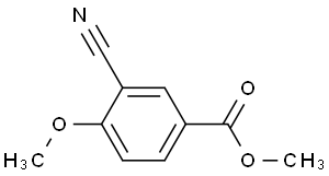 3-Cyano-4-methoxybenzoic acid methyl ester