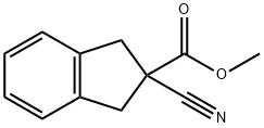 1H-Indene-2-carboxylic acid, 2-cyano-2,3-dihydro-, methyl ester