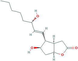 (3AR,4R,5R,6aS)-5-Hydroxy-4-((S,E)-3-hydroxyoct-1-en-1-yl)hexahydro-2H-cyclopenta[b]furan-2-one