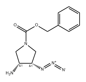 rac-benzyl(3R,4S)-3-amino-4-azidopyrrolidine-1-carboxylate