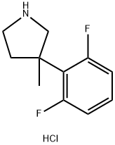 3-(2,6-difluorophenyl)-3-methylpyrrolidinehydrochloride