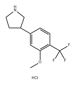 3-[3-methoxy-4-(trifluoromethyl)phenyl]pyrrolidine hydrochloride