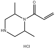 1-(2,6-dimethylpiperazin-1-yl)prop-2-en-1-onehydrochloride