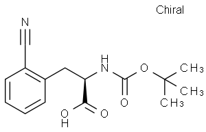 (R)-2-((叔丁氧羰基)氨基)-3-(2-氰基苯基)丙酸