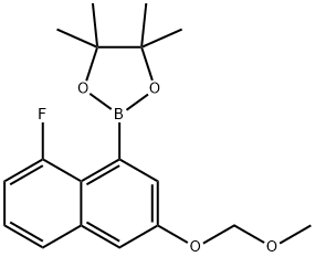 2-(8-Fluoro-3-(methoxymethoxy)naphthalen-1-yl)-4,4,5,5-tetramethyl-1,3,2-dioxaborolane