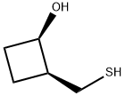 rac-(1R,2S)-2-(sulfanylmethyl)cyclobutan-1-ol, cis