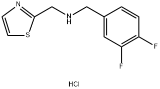 (3,4-difluorophenyl)methyl][(1,3-thiazol-2-yl)methyl]amine hydrochloride