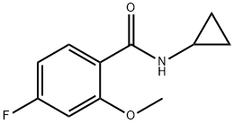 Benzamide, N-cyclopropyl-4-fluoro-2-methoxy-