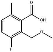 Benzoic acid, 3-fluoro-2-(methoxymethyl)-6-methyl-