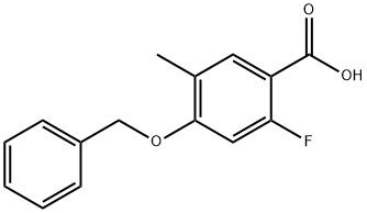 Benzoic acid, 2-fluoro-5-methyl-4-(phenylmethoxy)-