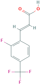 (E)-3-[2-fluoro-4-(trifluoromethyl)phenyl]-2-propenoic acid