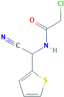 2-Chloro-N-(cyano-2-thienylmethyl)acetamide