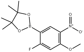 1,3,2-Dioxaborolane, 2-(2-fluoro-4-methoxy-5-nitrophenyl)-4,4,5,5-tetramethyl-