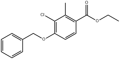 ethyl 4-(benzyloxy)-3-chloro-2-methylbenzoate