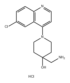 4-(aminomethyl)-1-(6-chloroquinolin-4-yl)piperidin-4-ol dihydrochloride