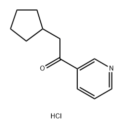 2-cyclopentyl-1-(pyridin-3-yl)ethan-1-one hydrochloride