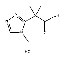 2-methyl-2-(4-methyl-4H-1,2,4-triazol-3-yl)propanoic acid hydrochloride