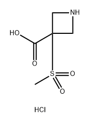 3-methanesulfonylazetidine-3-carboxylic acid hydrochloride