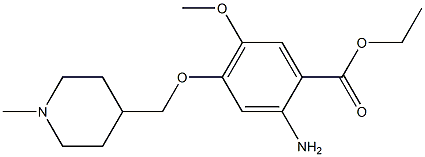 ethyl 4-((1-Methylpiperidin-4-yl)Methoxy)-2-aMino-5-Methoxybenzoate