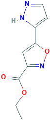 ETHYL 5-(1H-PYRAZOL-3-YL)ISOXAZOLE-3-CARBOXYLATE