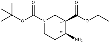 cis-1-Boc-4-amino-piperidine-3-carboxylic acid ethyl ester