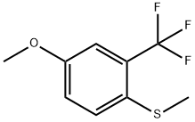 (4-Methoxy-2-(trifluoromethyl)phenyl)(methyl)sulfane