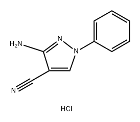 3-amino-1-phenyl-1H-pyrazole-4-carbonitrile hydrochloride