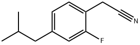 2-[2-fluoro-4-(2-methylpropyl)phenyl]acetonitrile