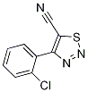 4-(2-Chlorophenyl)-1,2,3-thiadiazole-5-carbonitrile