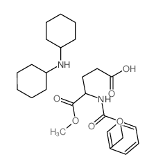 N-cyclohexylcyclohexanamine; 5-methoxy-5-oxo-4-phenylmethoxycarbonylamino-pentanoic acid