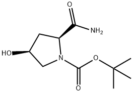 1-Pyrrolidinecarboxylic acid, 2-(aminocarbonyl)-4-hydroxy-, 1,1-dimethylethyl ester, (2S,4S)-