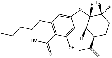 (5aS)-5aβ,6,7,8,9,9aβ-Hexahydro-1,6β-dihydroxy-6-methyl-9β-(1-methylethenyl)-3-pentyl-2-dibenzofurancarboxylic acid