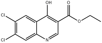 3-Quinolinecarboxylic acid, 6,7-dichloro-4-hydroxy-, ethyl ester