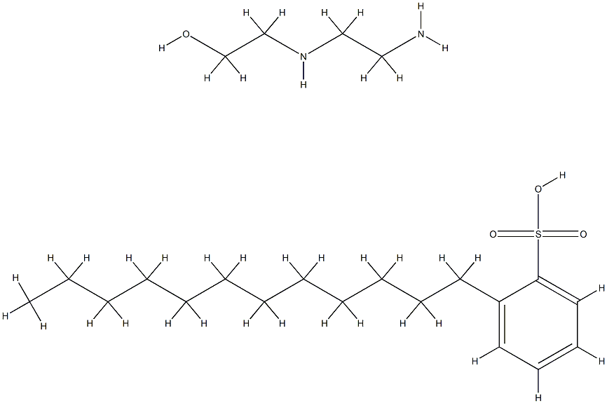 dodecylbenzenesulphonic acid, compound with 2-[(2-aminoethyl)amino]ethanol